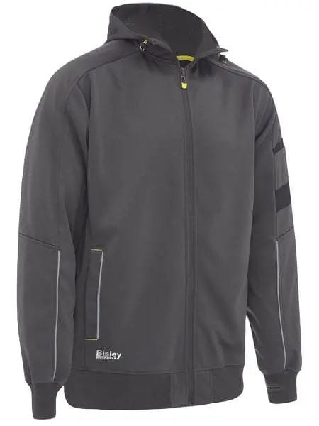 Bisley Work Fleece Zip-front Hoodie With Sherpa Lining BK6925 Bisley Workwear